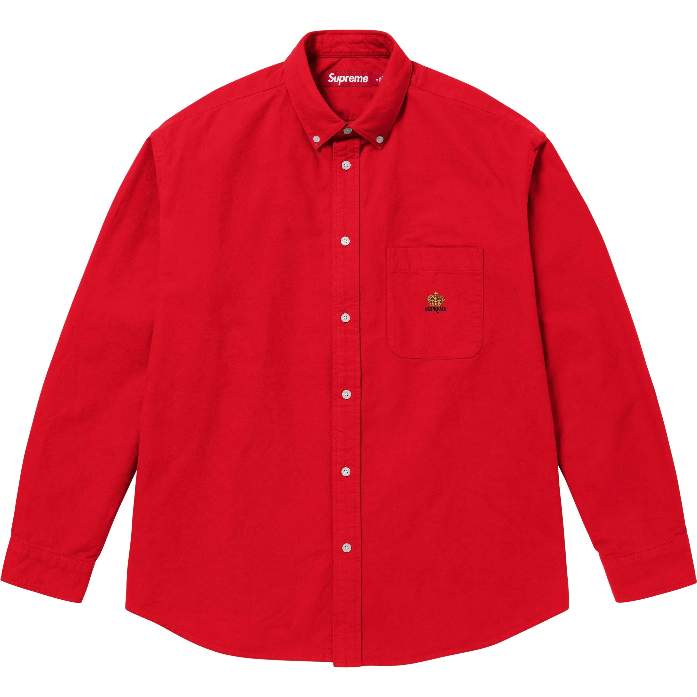 Loose Fit Flannel Oxford Shirt view 12